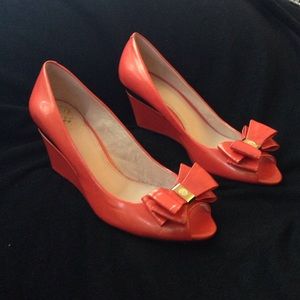 Vince Camuto 'Varro' Patent Leather Peep Toe Pumps