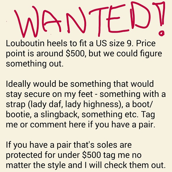 Christian Louboutin Shoes - !!WANTED! HELP ME FIND MY PERFECT PAIR!!