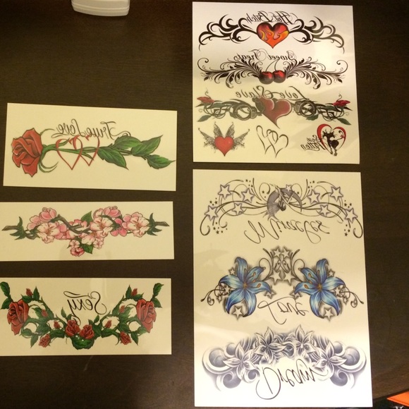 5+ peaces lower back temporary tattoos - Picture 1 of 4
