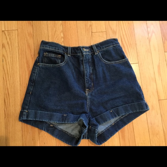 American apparel high rise shorts