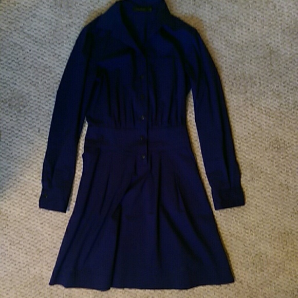 The Limited blue dress 2