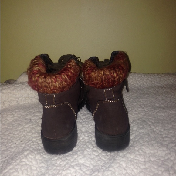 Brown ankle boots women size 6 - Picture 3 of 4