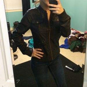 Leather jacket