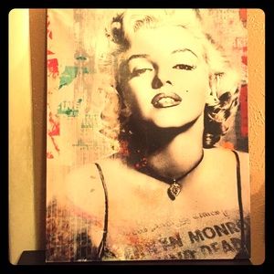 Retro Marilyn Monroe canvas ❤️