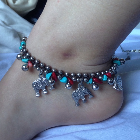 THAILAND || hold -bohemian elephant anklet