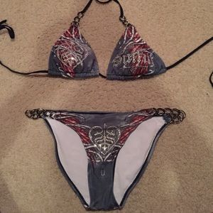 Buckle swim suit