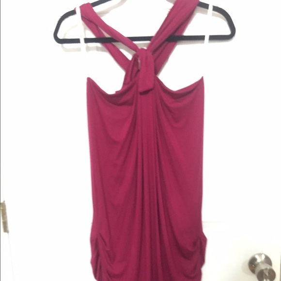 La Rok sexy fun wine colored mini