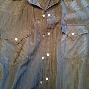 Men's country western top