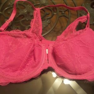 Hot pink Cacique 42DDD New lace bra