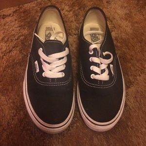 Back and white Vans