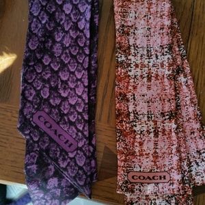 Coach scarfs