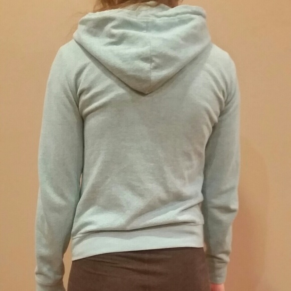 ZINE tourqoise zip up hoodie - Picture 2 of 4