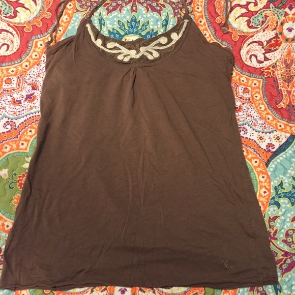 Mocha Abercrombie halter tank - Picture 1 of 1