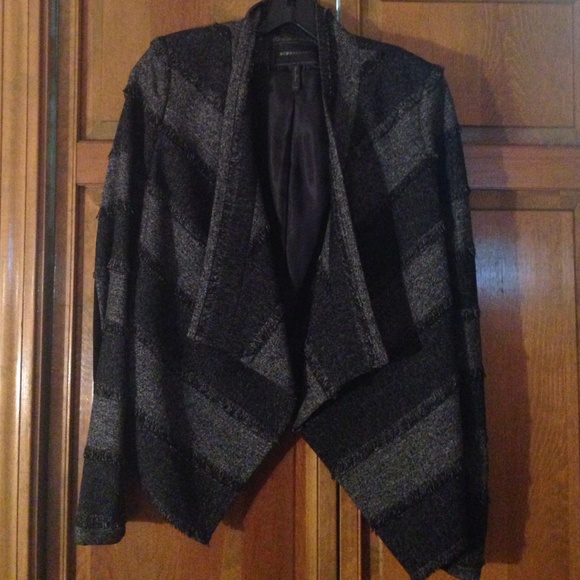 BCBGMaxAzria Jackets & Blazers - BCBGMaxAzria Aubree tweed stripe relaxed blazer