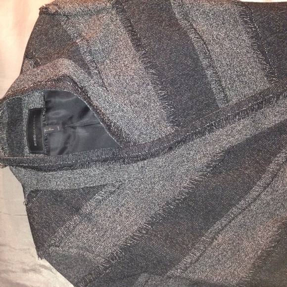 BCBGMaxAzria Aubree tweed stripe relaxed blazer - Picture 4 of 4