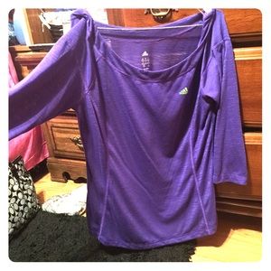 🚫 SOLD 🚫 Adidas Quarter Sleeve Top