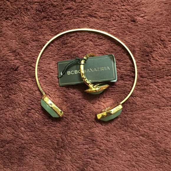 BCBGMaxazria bracelet and ring set