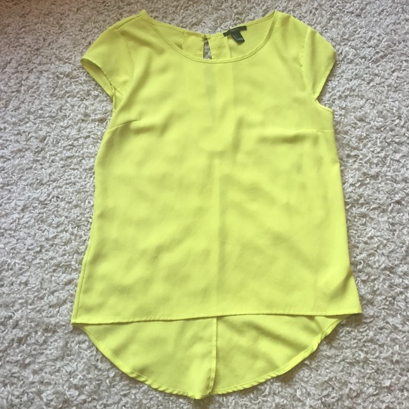 Neon yellow shirt