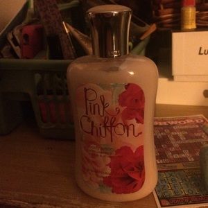 Pink chiffon lotion
