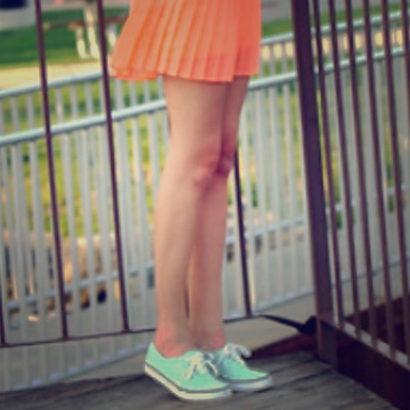 Mint green vans