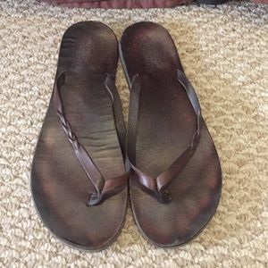 Brown American Eagle sandals