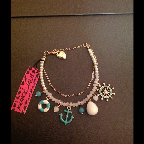 Betsey Johnson Jewelry - Betsey Johnson Turquoise Nautical Bracelet