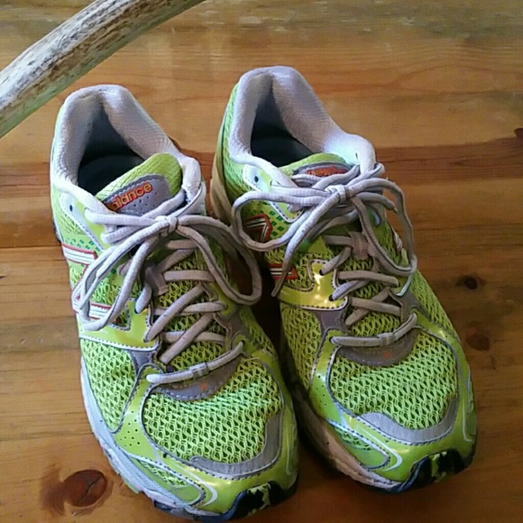 Gently loved New Balance bright yellow