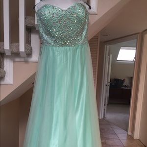 Mint Green Prom Dress