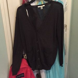 Grey cardigan