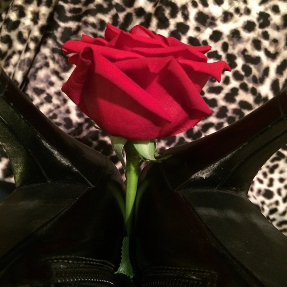 🌺💄SOLD💄🌺Black Leather Boots Size 6 1/2 - Picture 4 of 4