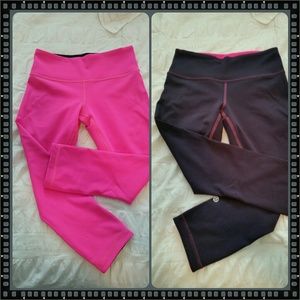 SOLD Lululemon reversible crops