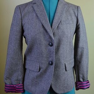 NWT Gap Herringbone Wool Blend Blazer SIZE 0