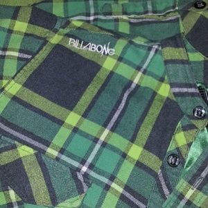 SOLD. Green Plaid Button Down
