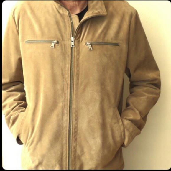 Vintage Men's Suede Jacket by Banana Republic