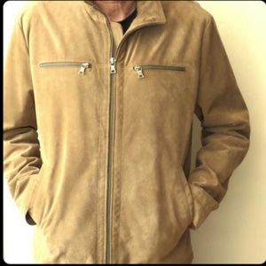 Vintage Men's Suede Jacket by Banana Republic