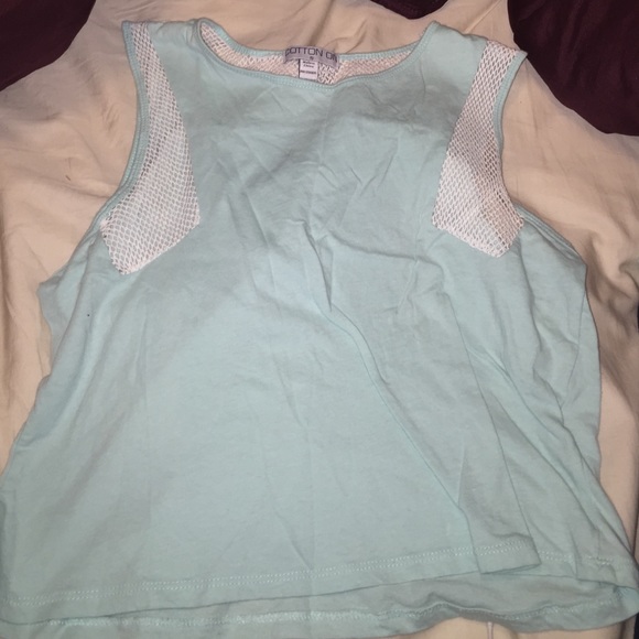 Light blue tank top
