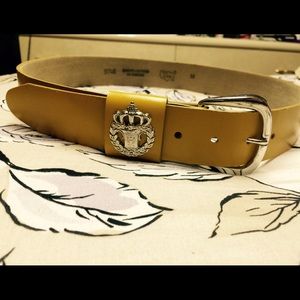 Bonded leather belt