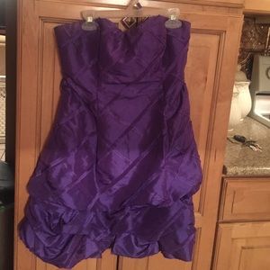 Purple Short Dress.
