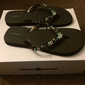 Beaded sandals