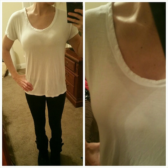 White tee