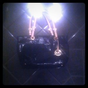 Michael kors python jet set tote handbag