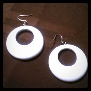 White Earrings