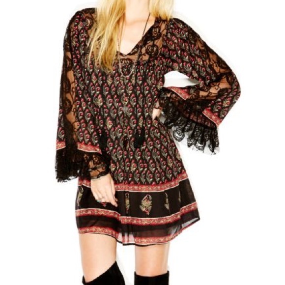 Free People Nomad Child Long Sleeve Dress