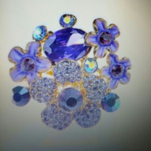 Tropical Hawaiian Flower Cluster Ring (NWT)