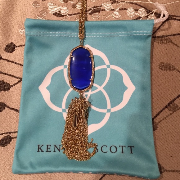 Kendra Scott Rayne Necklace in Cobalt