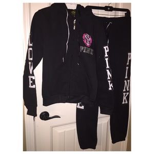 *SOLD* Zip up Hoodie & Sweatpants