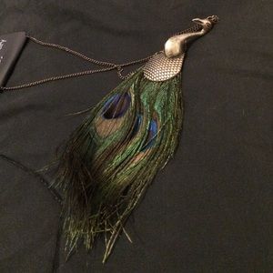 Peacock necklace