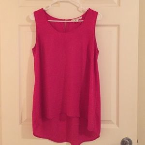Pink high/low tank