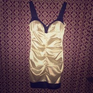 Gorgeous off white and black dress