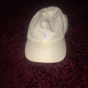 Polo hat (white& blue)